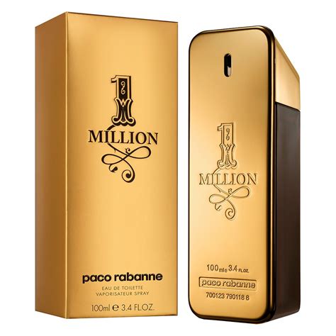 perfume one million eau de toilette masculino 100ml paco rabanne|paco rabanne 1 million refill.